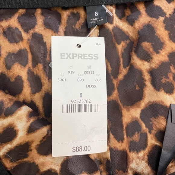 Express Flare Leg Tweed Editor Pants NWT - Picture 10 of 13